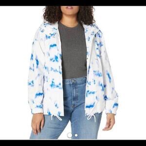 Levi's jacket Trendy Active Rain Slicker Jacket SZ Sm tie dyed windbreaker